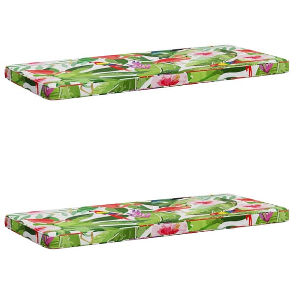 2-delade Bänk Kuddar VUGHT 2 st 100% Polyester Flerfärgsdesign