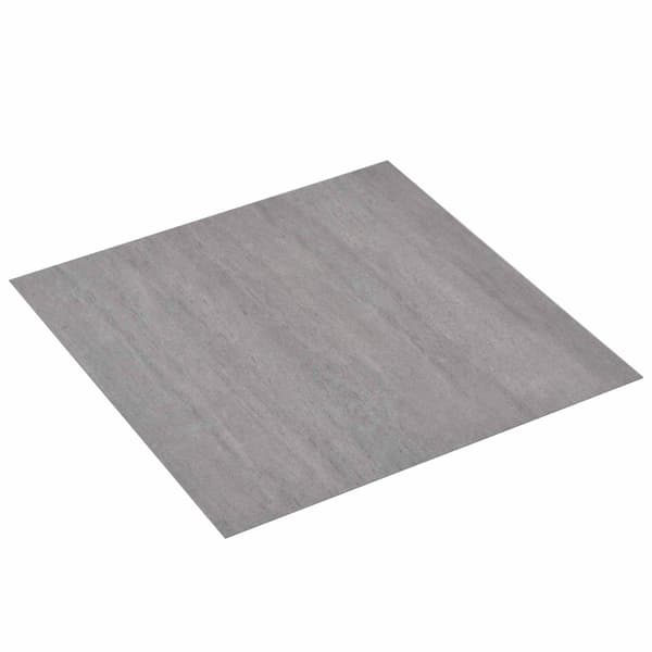 Golvplankor 55 pcs Grå 5,11 m² PVC