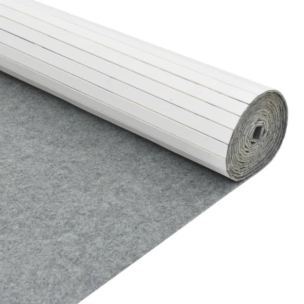 Rumsavdelare vit bredd 800 cm höjd 165 cm bambu