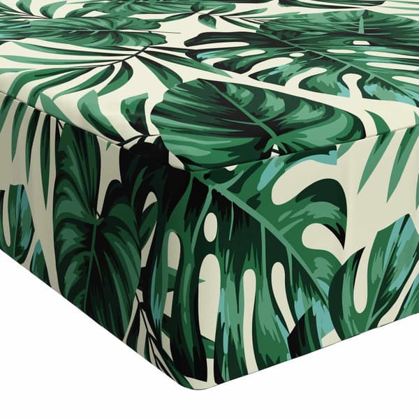 Sittkudde SOEST 100% Polyester Bladmönster 120 x 60 x 15 cm
