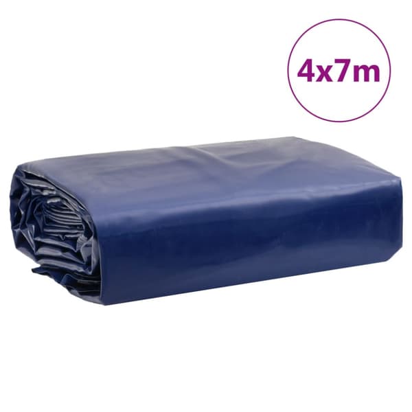 Presenning blå 4x7 m 650 g/m²