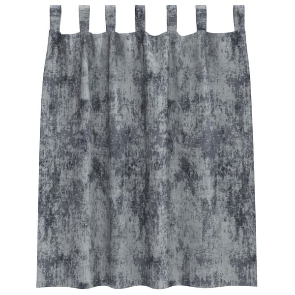 Sammetsgardiner 2 pcs Silvergrå 140 x 140 cm Sammet