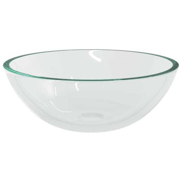 Handfat glas 50x37x14 cm transparent