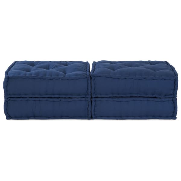 Modulsofa enhet 2 pcs Indigo 140 x 70 x 36 cm Tyg