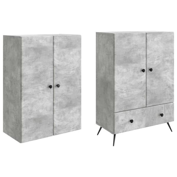 Skåpset 2 pcs Konstruerat trä