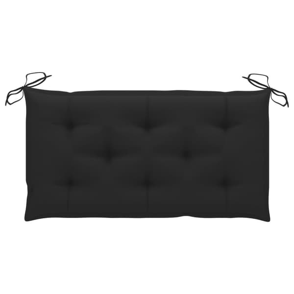 2-sits hammock med palmblad och dyna bambu 202 cm