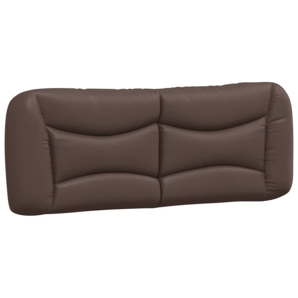 Bed Frame with LED without Mattress "Hvar" Brown 120x200 cm
