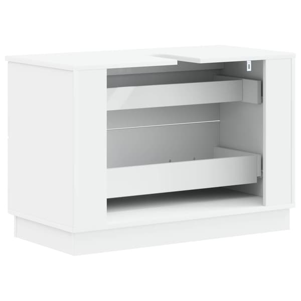 Badrumsskåp med handfat HOORN Vit 82 x 41 x 56 cm