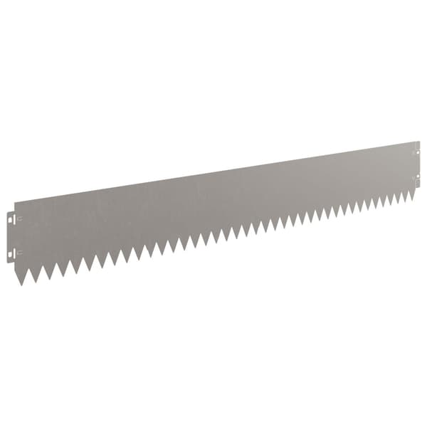 Kant för gräsmatta 10 pcs 103 x 15 cm Stål Rostig