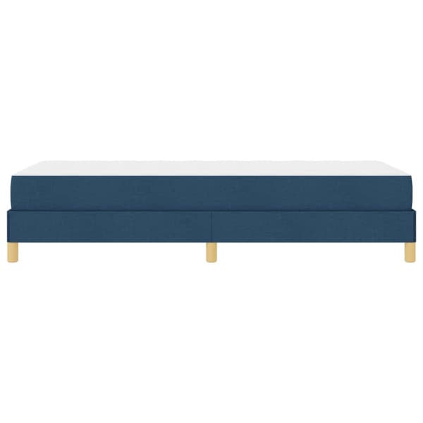 Bäddfjäder med madrass Blå 100 x 200 cm tyg