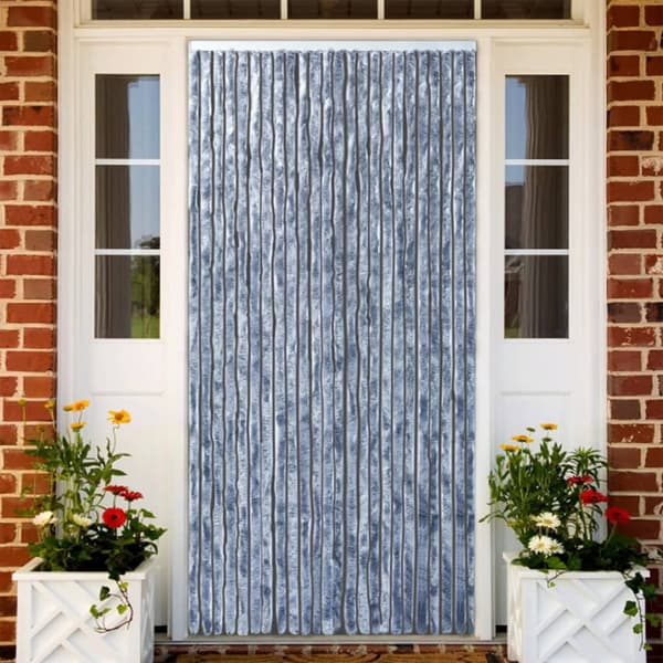 Insektsgardin silver 100x230 cm chenille