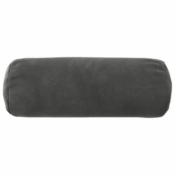 Kuddöverdrag 2 st HEERLEN Mörkgrå Ø 15 x 40 cm Sammet