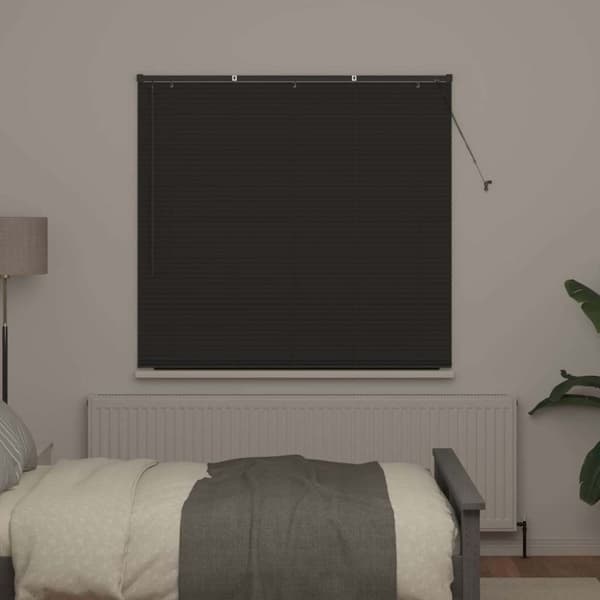 Persienner Mörkgrå 175 x 150 cm Aluminium