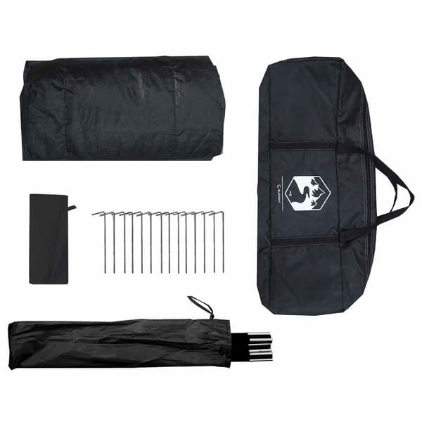 Stuga Tält med tak Vit Blackout 210 x 210 x 138 cm Polyester