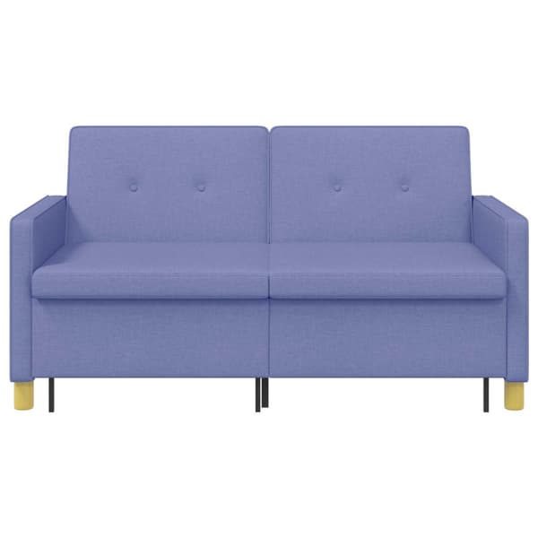 Pull Out Sofa Bed Jeansblå Tyg