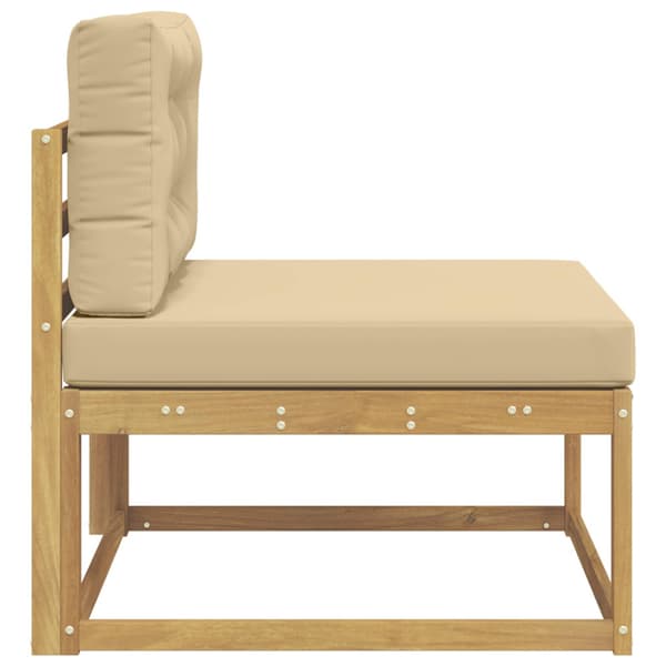 Utomhus Mellansoffa Polyester Vit