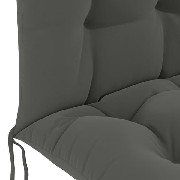 Solsängkudde PUTTEN 100% Polyester Antracit 48 x 112 x 10 cm