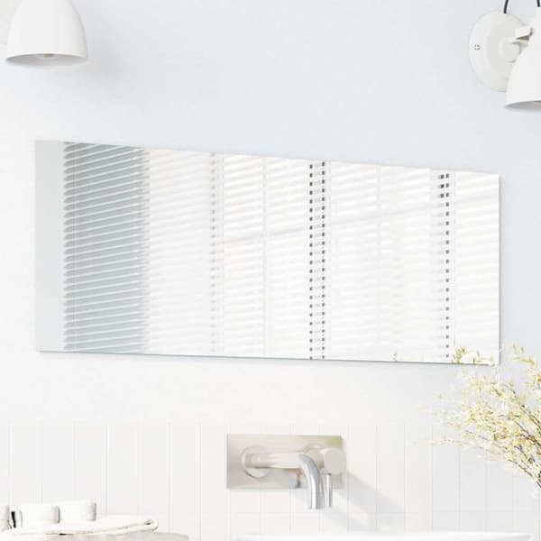 Väggspegel Rektangulär 30 x 80 cm härdat glas