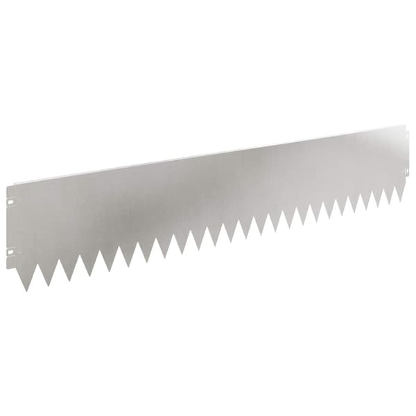 Kant för gräsmatta 20 pcs 103 x 20 cm Stål Silver