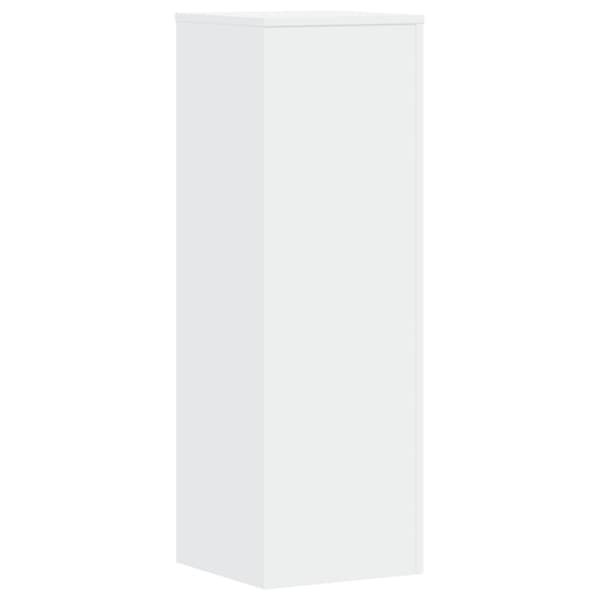 Växtställ vit 33x33x100 cm konstruerat trä