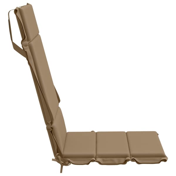 2-delade Höga Ryggstolsdynor GEMERT 2 st 100% Polyester Taupe