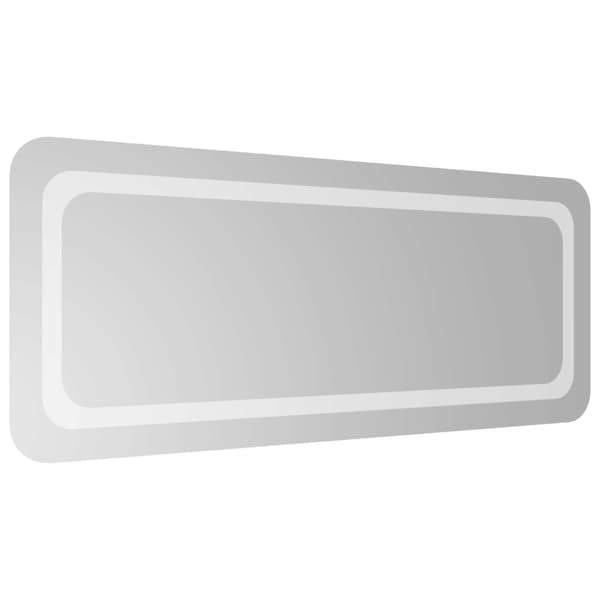 LED Badrumsspegel Transparent 100 x 40 cm härdat glas