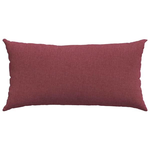 Sofakuddar 2 pcs Vinröd 80 x 40 cm tyg