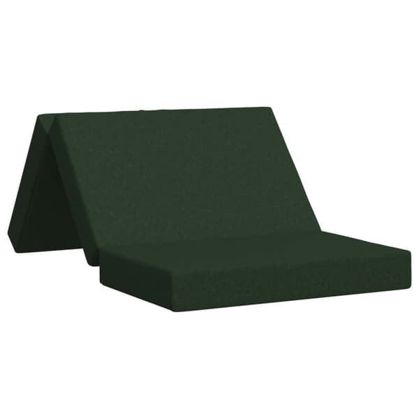 Fällbar Soffbed 80 x 67 x 45 cm Mörkgrön