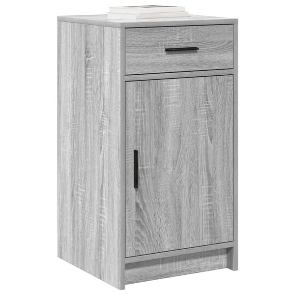Sideboard med låda Grå Sonoma 40 x 40,5 x 75 cm Konstruerat trä