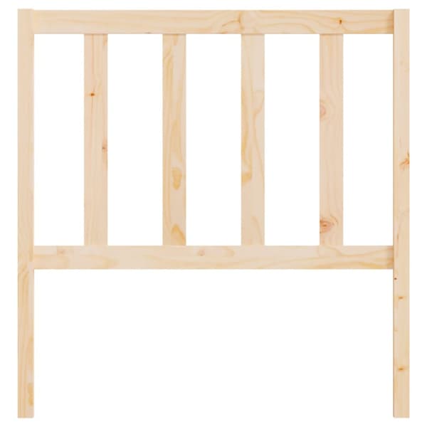 Sänggavel 96x4x100 cm massiv furu