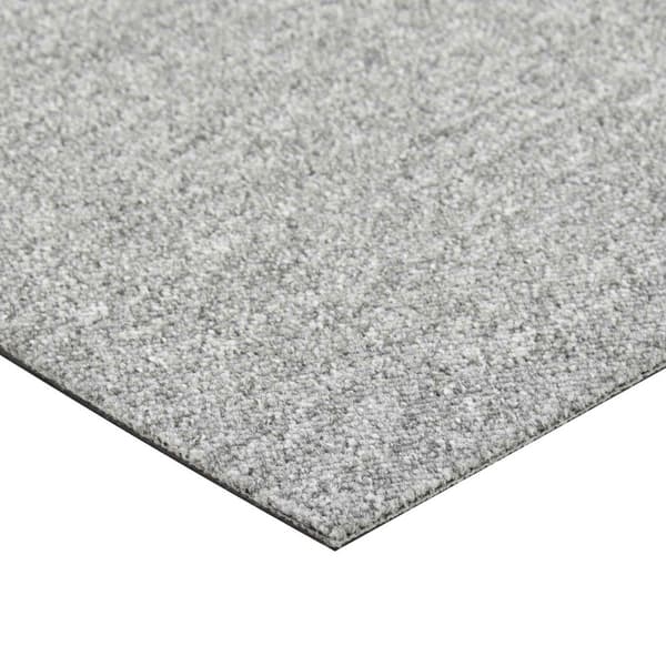 Matta 20 pcs Ljusgrå 50 x 50 cm 100% Polypropen