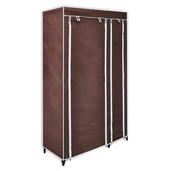 Resegarderob 2 st brun