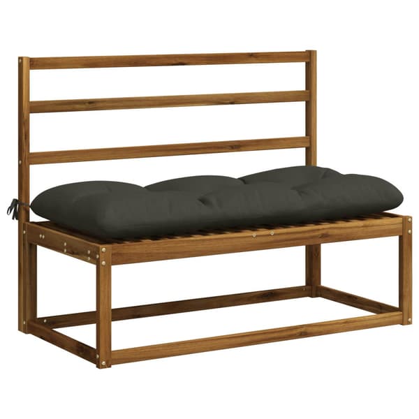 2-delade Bänk Kuddar VIANEN 100% Polyester Antracit