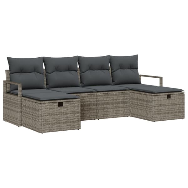 Soffset med kudde 5 pcs konstrotting