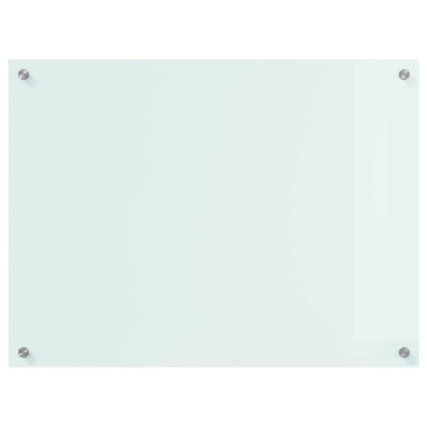 Köksskydd Vit 80 x 60 cm härdat glas