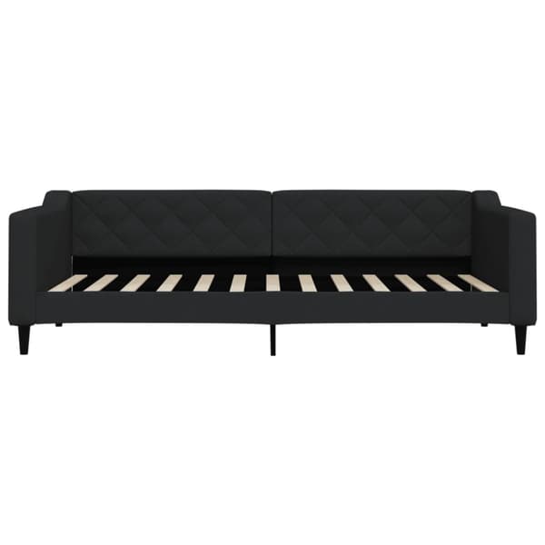 Dagbädd utdragbar svart 90x200 cm tyg