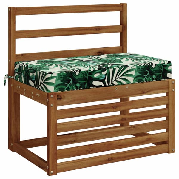 Sittkudde SOEST 100% Polyester Bladmönster 70 x 40 x 10 cm