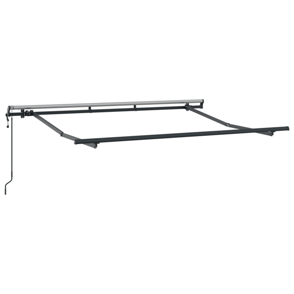 Utfällbar markis Beige 350 x 200 cm tyg