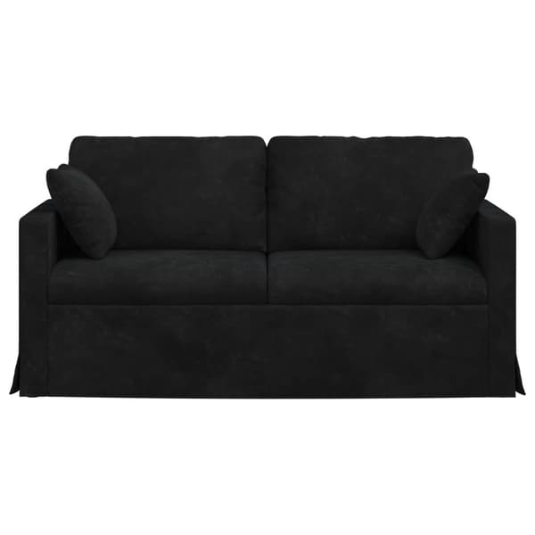 Soffa Svart 158 x 78 x 80 cm Sammet