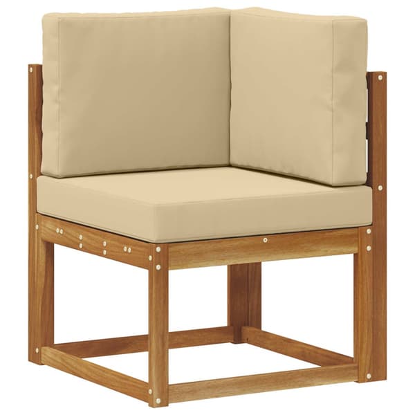 Utomhussoffset 9 st Naturlig och Beige