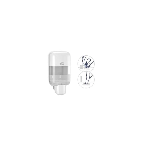 Dispenser TORK S5 tvål/handspr Mini vit