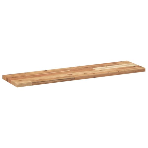Bordsskiva rektangulär 80x20x2 cm massivt akaciaträ