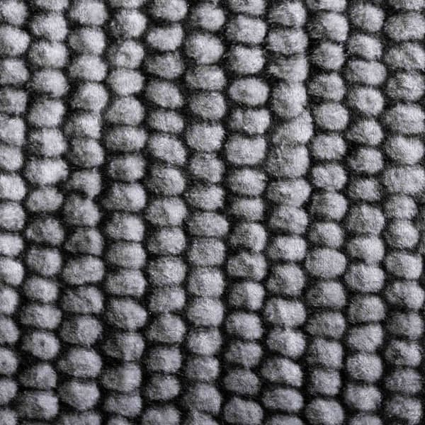 Matta Antracit 80 x 300 cm 100% Polyester 3 mm Tvättbar