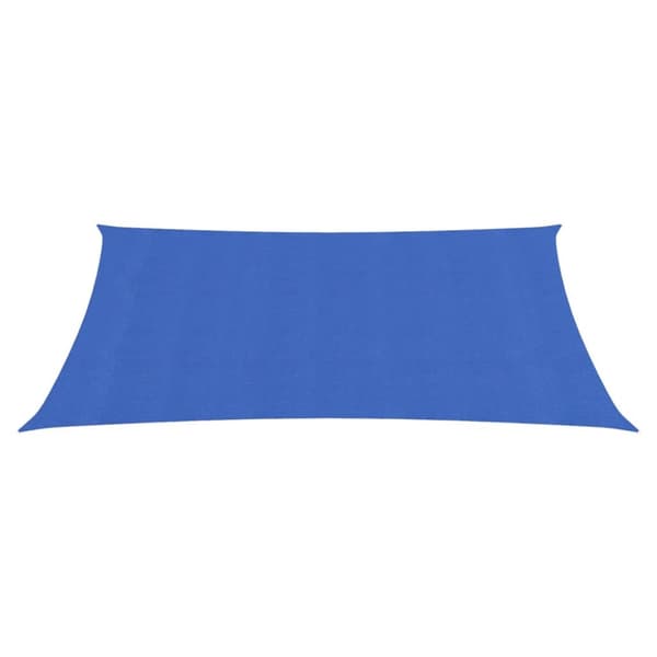 Solsegel 160 g/m² rektangulär blå 5x6 m HDPE