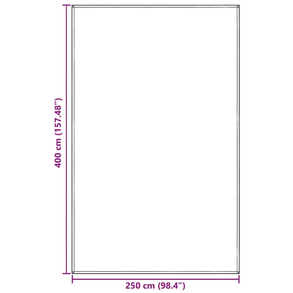Tältmatta Ljusgrå 400 x 250 cm polyeten