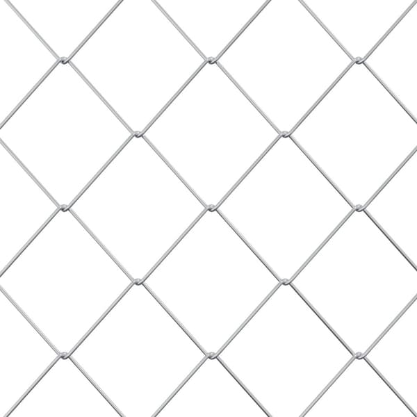 Kedjelänk Stängsel Galvaniserad 2 x 10 m Glas