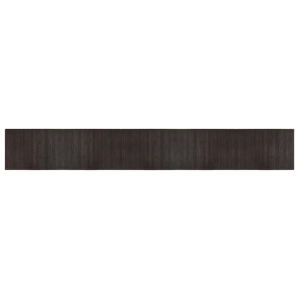 Matta rektangulär mörkbrun 70x500 cm bambu