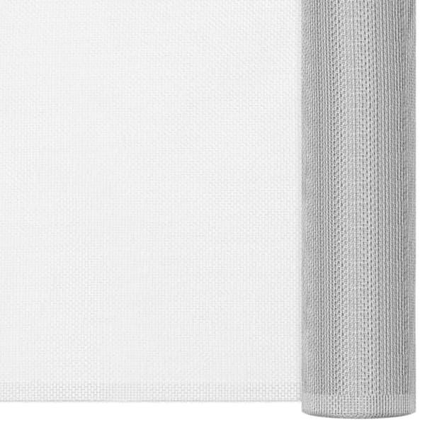Insektsnät aluminium 112x500 cm silver