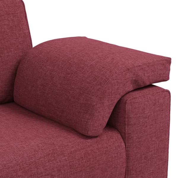 Tvåsitssoffa Vinröd 160 cm tyg