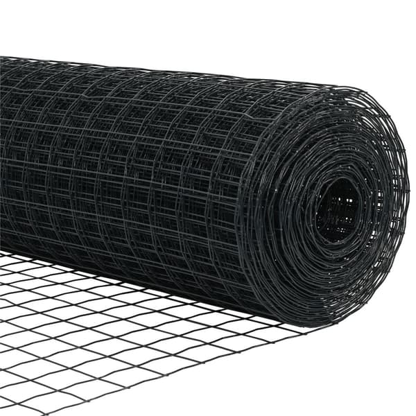 Stängsel med stolpe Grå 1 x 10 m Stål